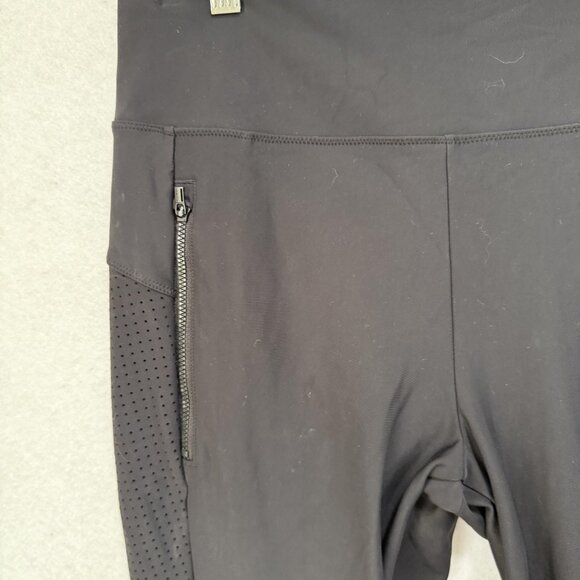 Athleta Leggings Womens Large High Rise Perforated Zipper Pockets S405925-00 - Picture 7 of 11